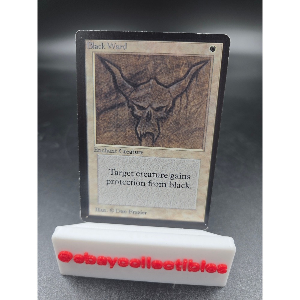 MTG Black Ward BETA Edition LP/PL Card Dan Frazier Art 1994